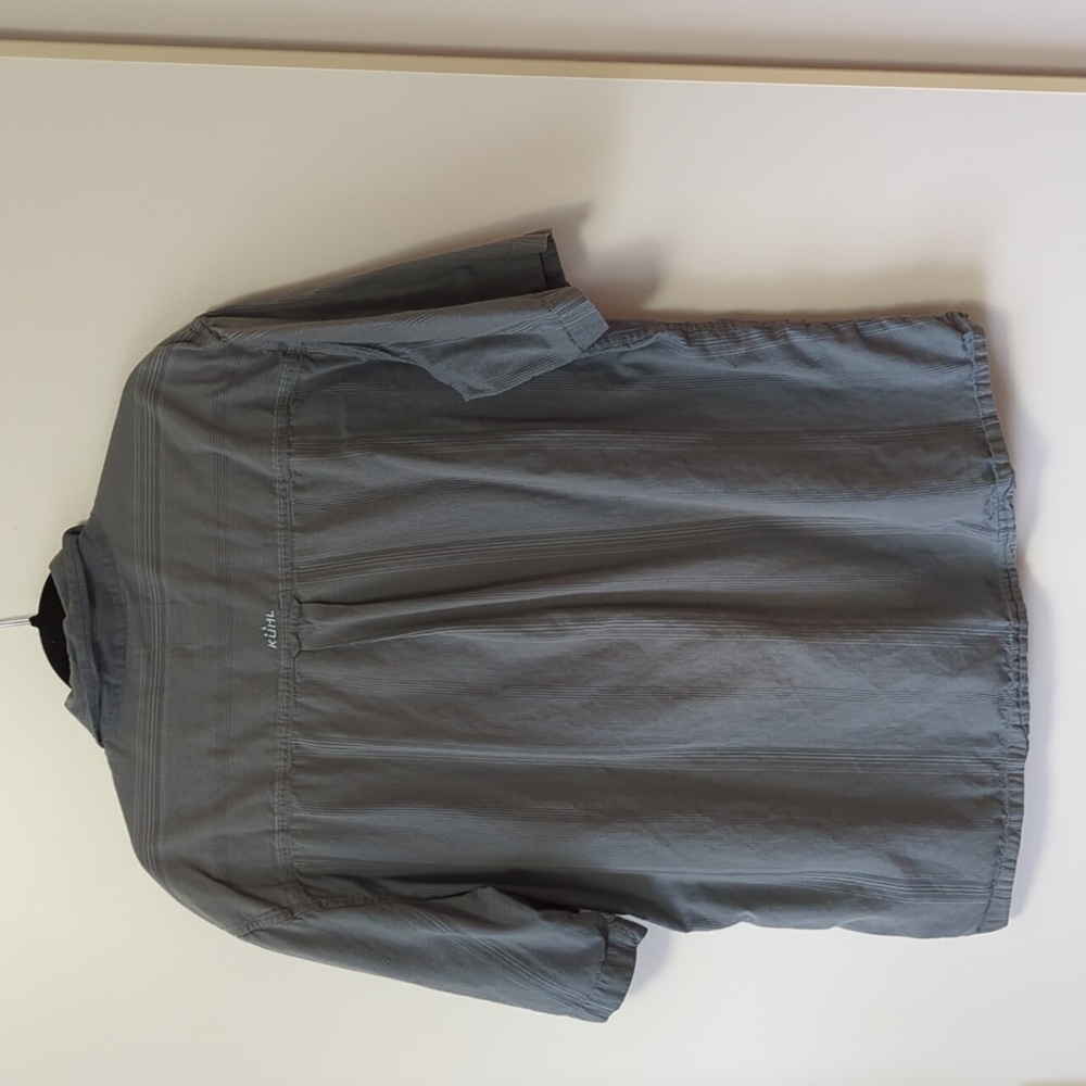 Kuhl Blue/Gray Short Sleeve Button Down Shirt - Size 2XL - Picture 8 of 8